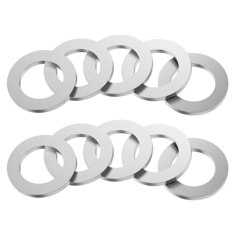 PRIME AVE Aluminium Oil Drain Plug Gaskets - 14mm Crush Washer for Leak Proof Sealing - Durable & Reliable Oil Plug Washer - Compatible with Honda & Acura Part# 94109-140-00 (Pack of 10) - Image 1